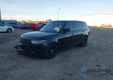 2017 Land Rover Range Rover 5.0L V8 Supercharged Autobiography z USA, uszkodzony, nr VIN SALGV5FEXHA326774